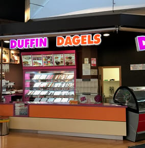 A Dunkin’ Donuts Ripoff Called Duffin Dagels Seriously Exists