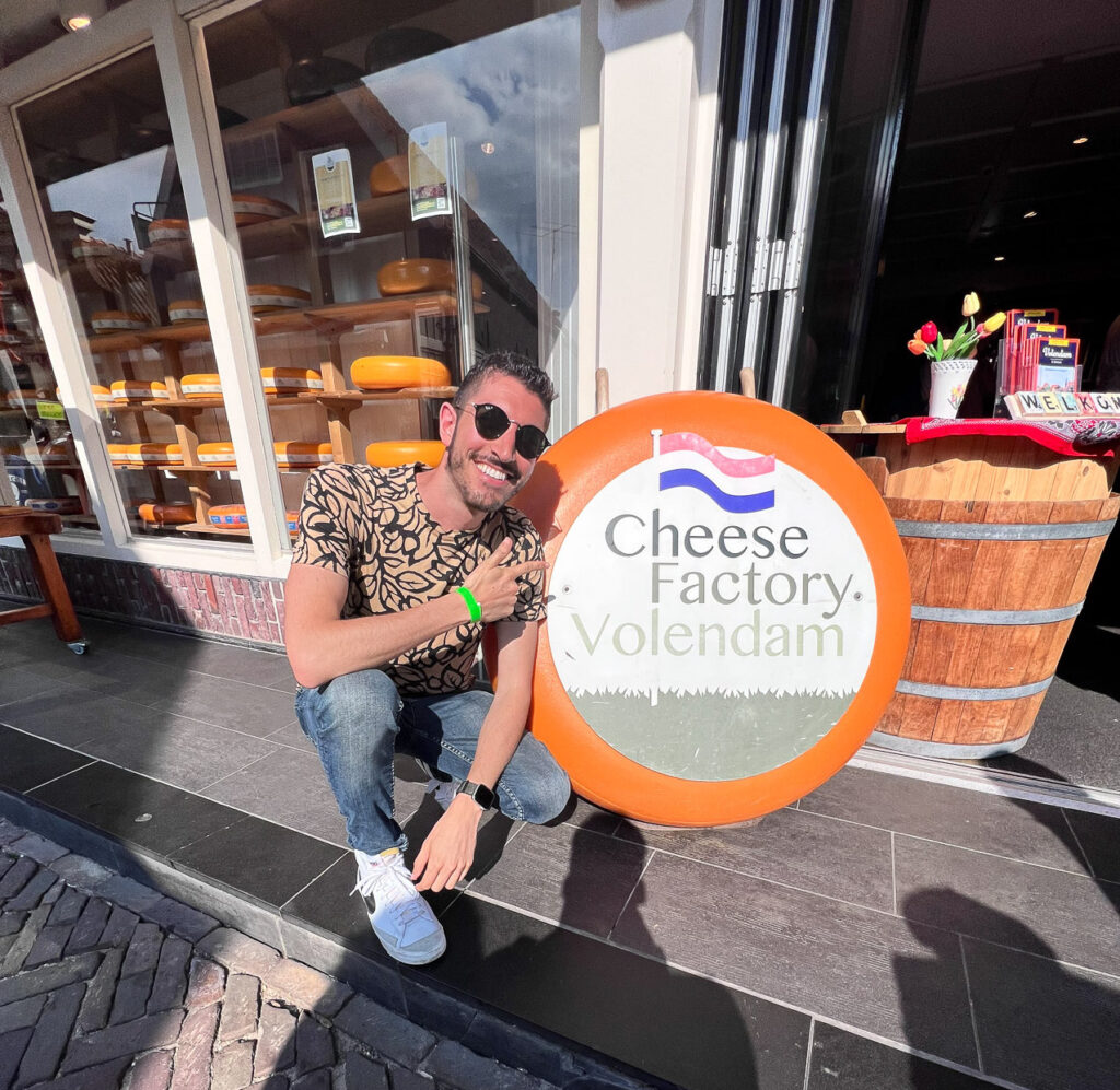 Rocky at Cheese Factory Volendam